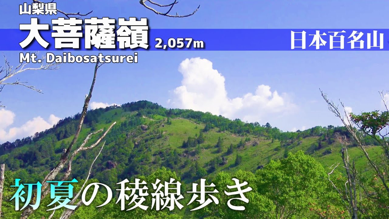 【登山】初夏の大菩薩嶺