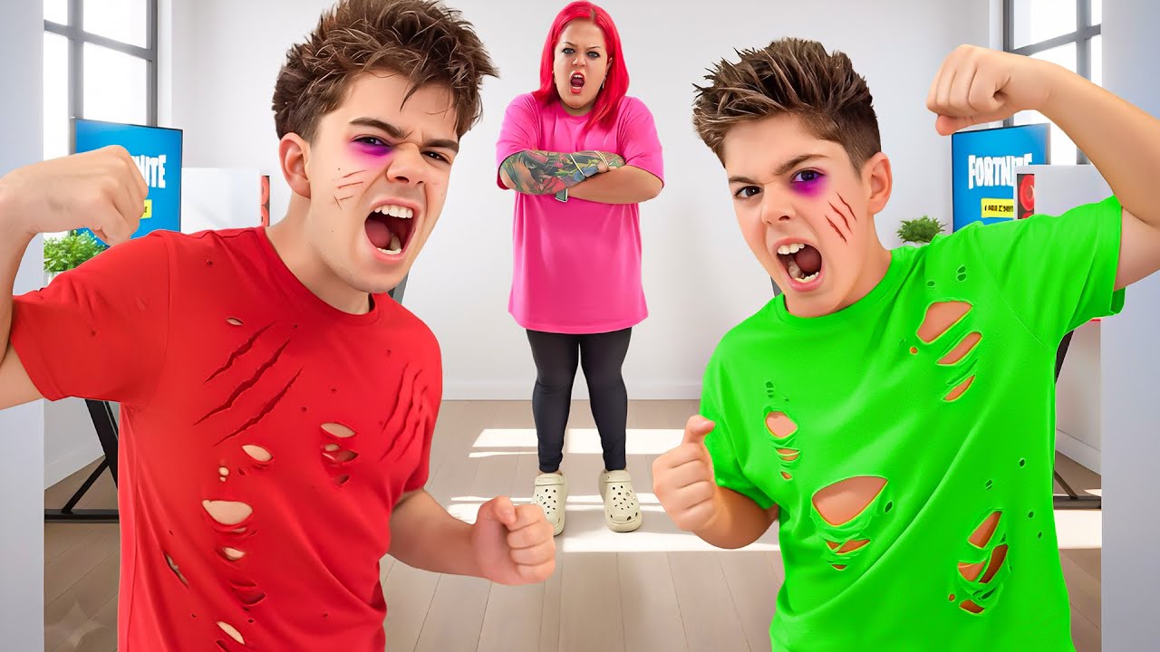 MI HERMANO Y YO NOS PELEAM0S EN LA VIDA REAL POR CULPA DE FORTNITE!!