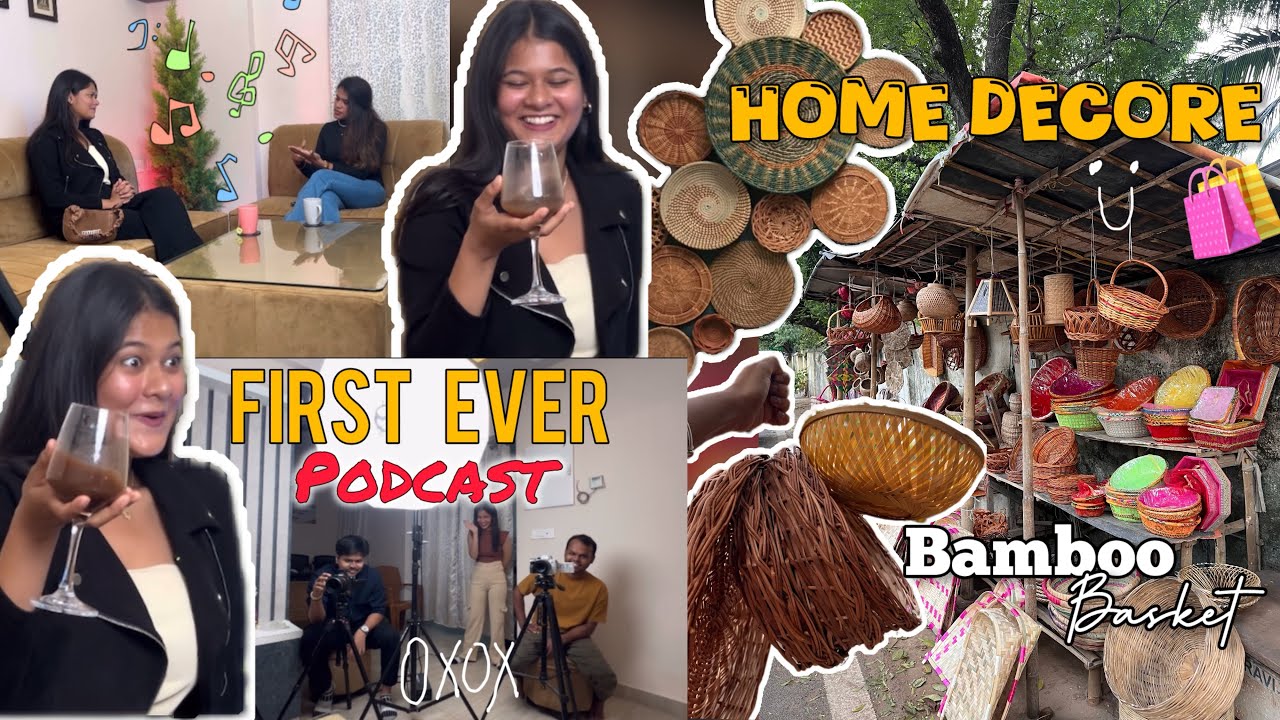 My Fist Ever Podcast 🎙️ | Market Building Bhubaneswar’s Sarojini Market 🛍️ | Home Decor #vlog #love