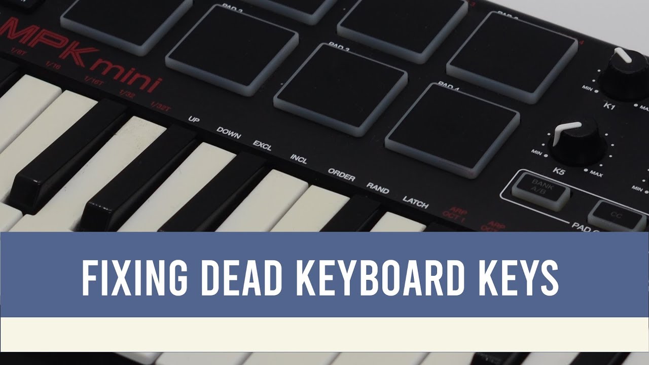 Fixing Dead Keys on a Musical Keyboard
