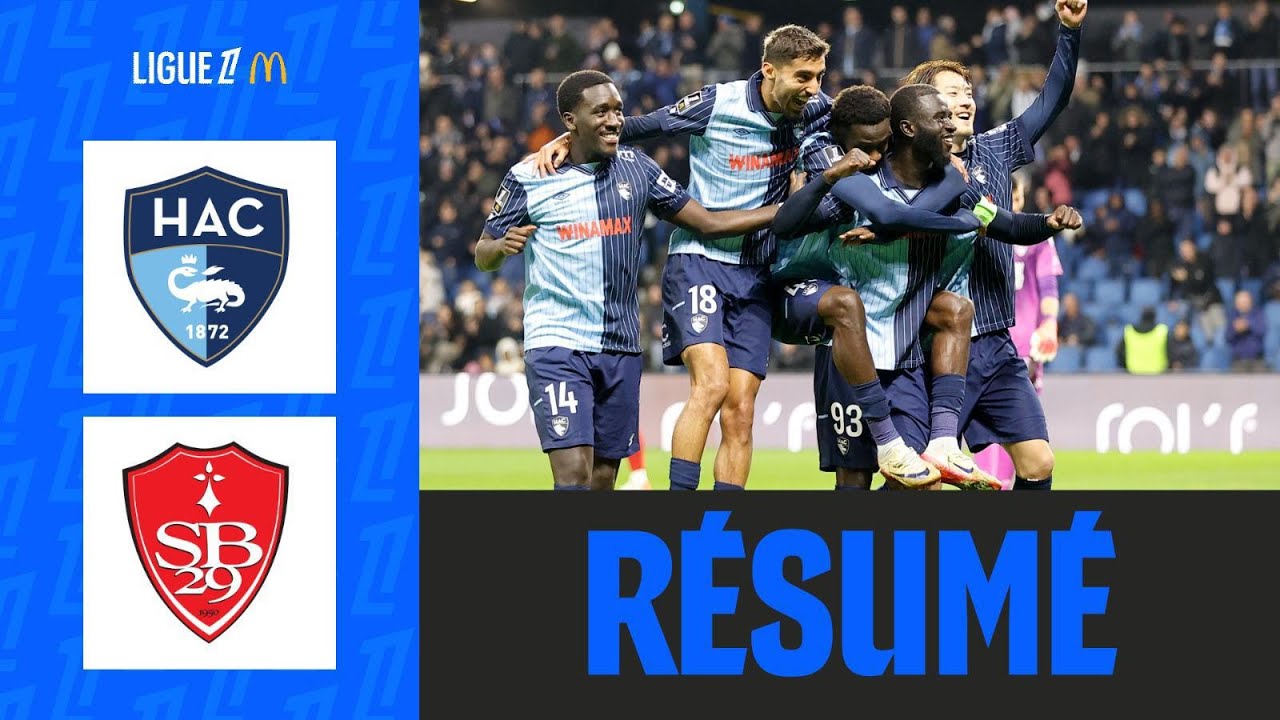 Sangante offre une PR&Eacute;CIEUSE VICTOIRE au Havre contre Brest | 10&egrave;me journ&eacute;e - Ligue 1 McDonald's