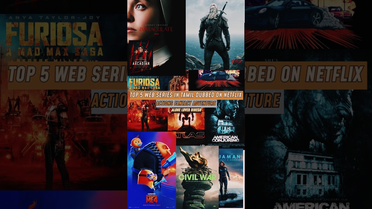 Top 5 Web series Tamil Dubbed on Netflix Action Fantasy Adventure Drama Netflix Series