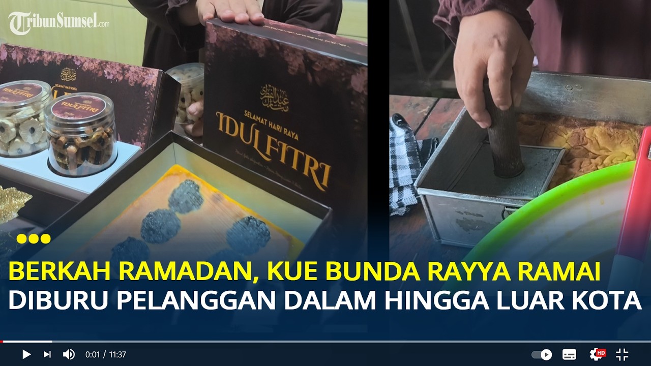 Berkah Ramadan, Kue Bunda Rayya Ramai Diburu Pelanggan dari Luar Kota Palembang