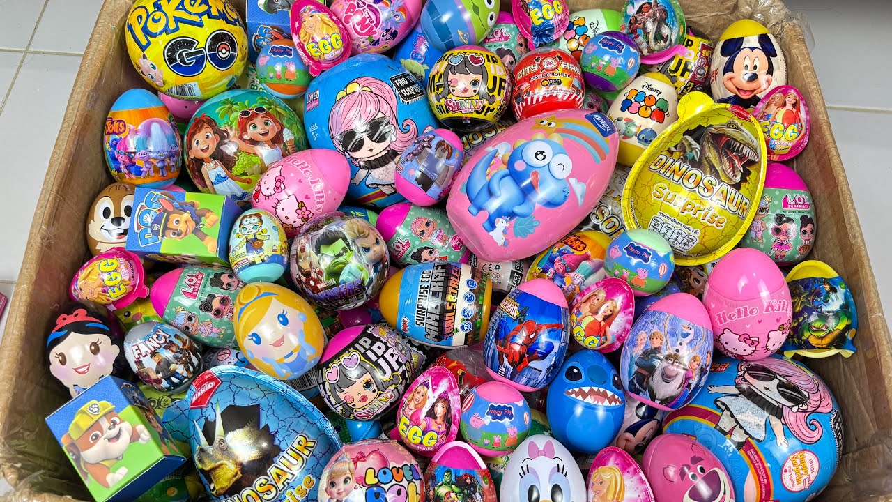Unpacking So Many Surprise Egg, Surprise Ball, and Blind Box Mystery | ASMR