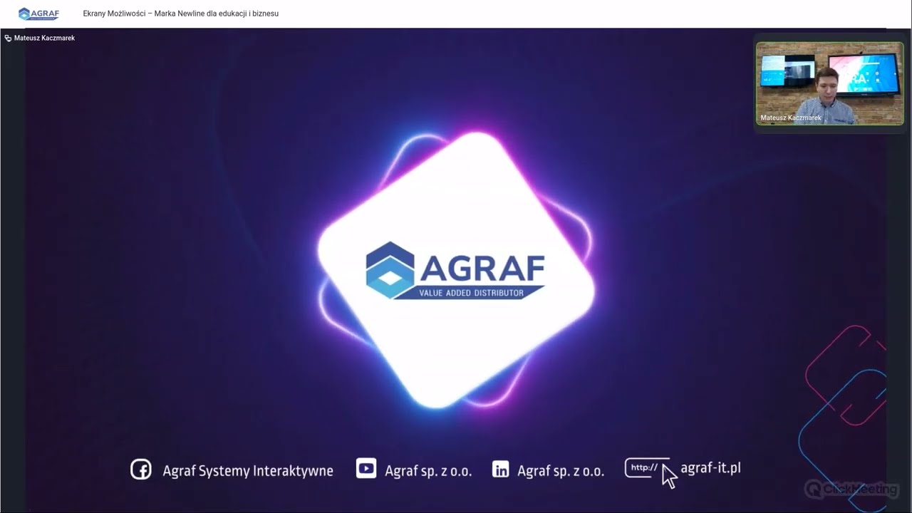 Ekrany Możliwości – Marka Newline dla edukacji i biznesu - Webinar