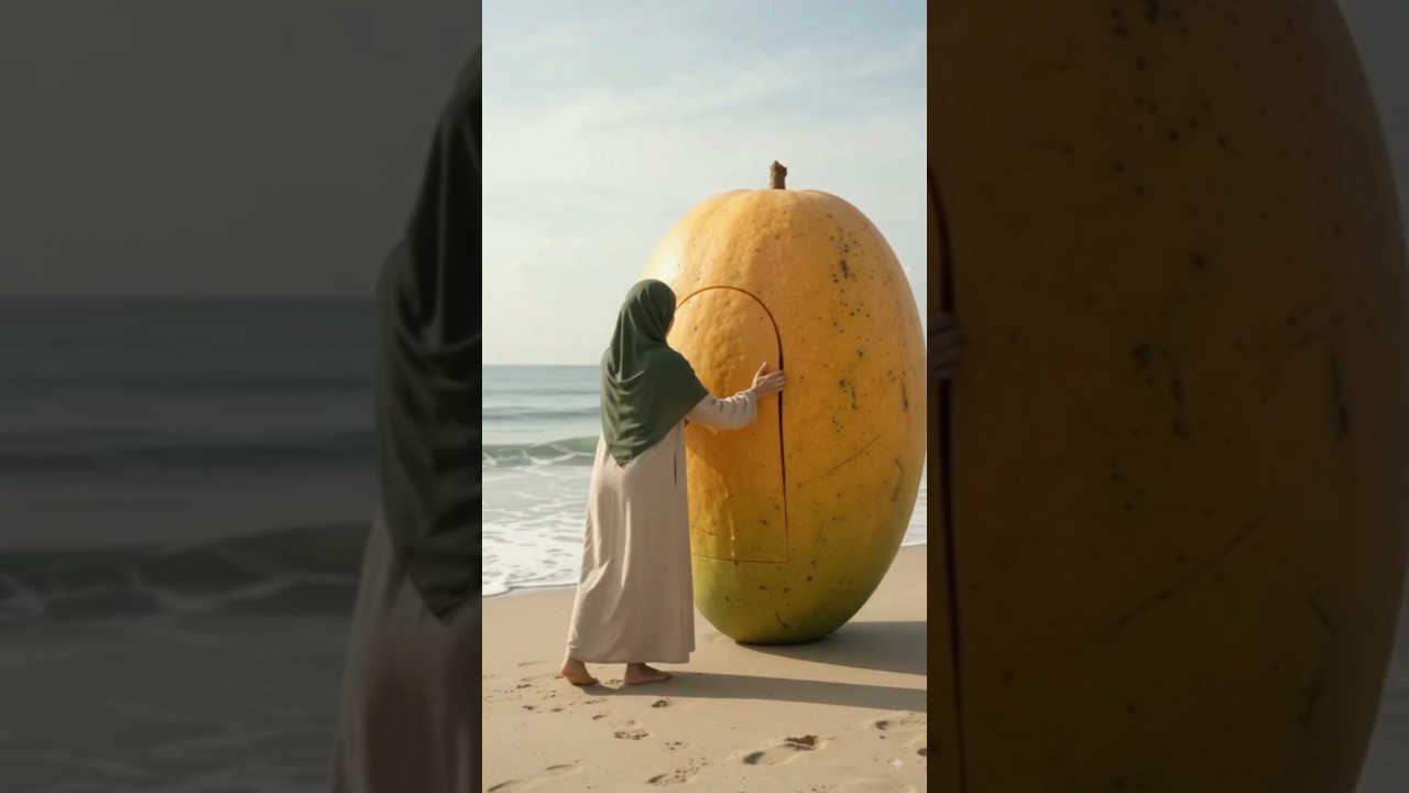 &ldquo;ITurned a Giant Mango Into a Luxury Tiny Home 🥭🏠#MangoMagic #MangoHome #TinyHouse #GiantMango