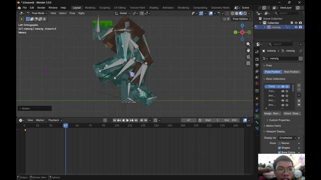 3D Model Jalan Animasi BLENDER