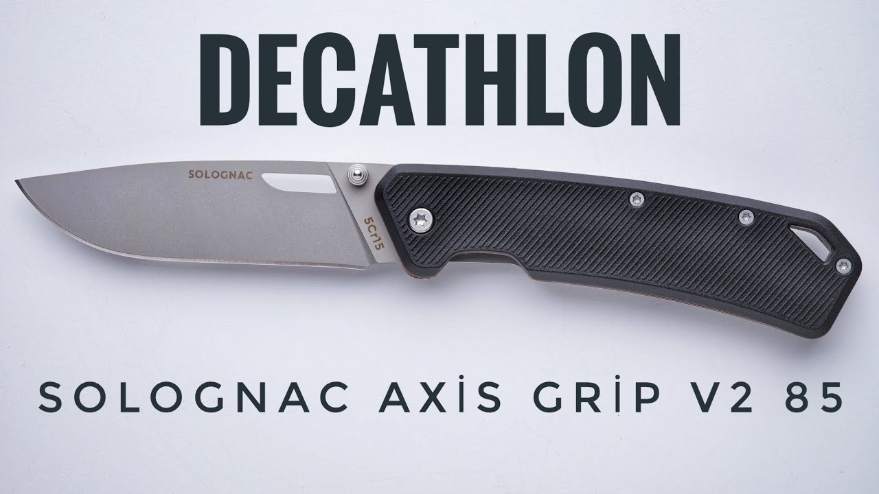 Solognac Axis Grip V2 85 Avcı Çakısı. Decathlon Yine Yerinde ve Güzel Ürün Yapmış.