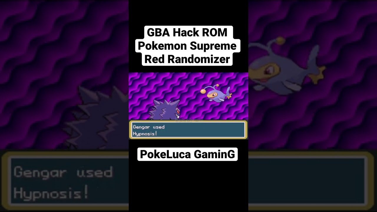 GBA Hack ROM Pokemon Supreme Red Randomizer Gameplay #Shorts | Ducumon