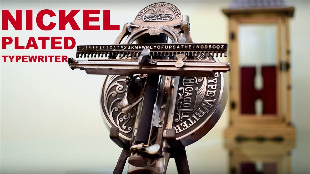 Rare 1904 Odell 4 Typewriter