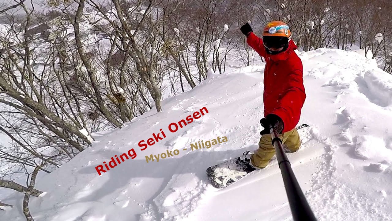 Riding Seki Onsen, Myoko, Niigata [Snowboard]
