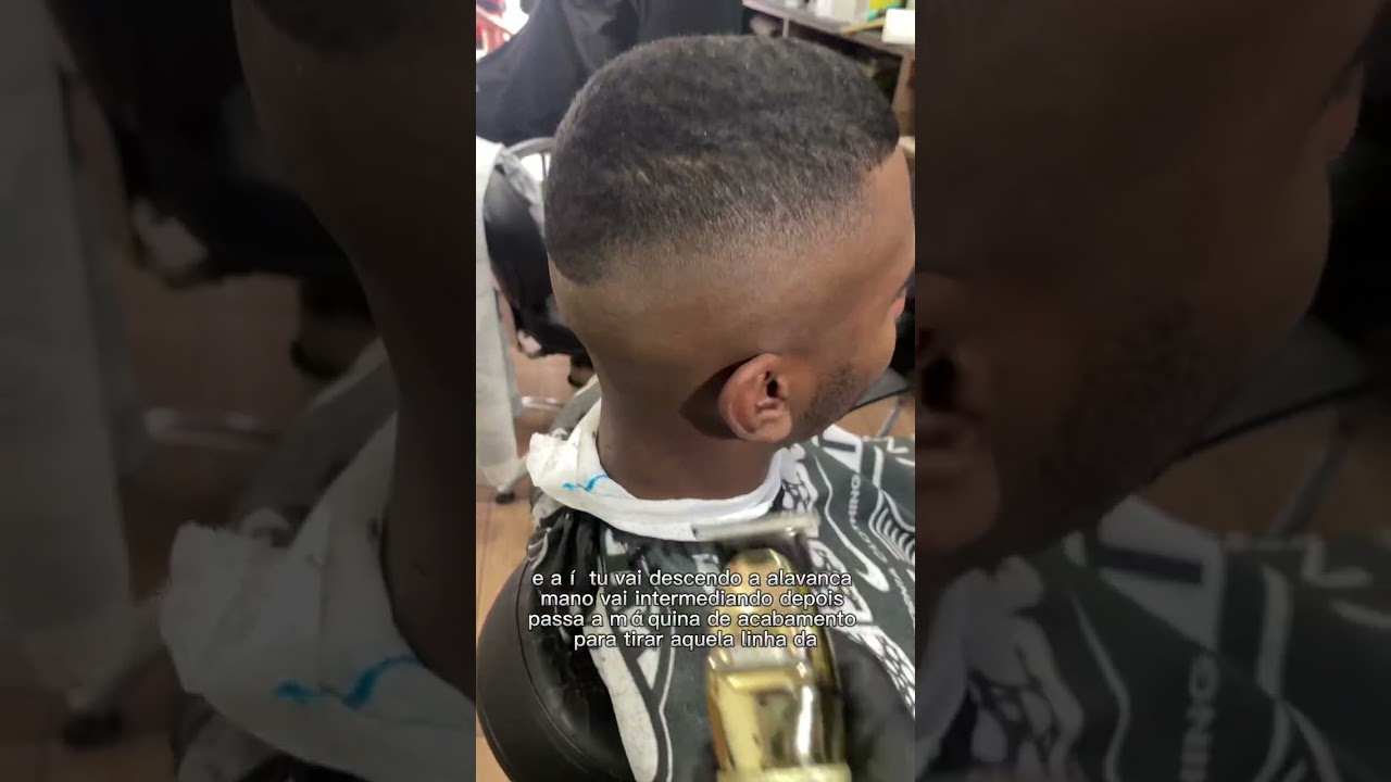 passo a passo do corte militar 🔥