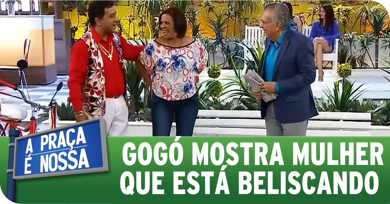 A Praça É Nossa (24/09/15) - Paulinho Gogó apresenta mulher que está 