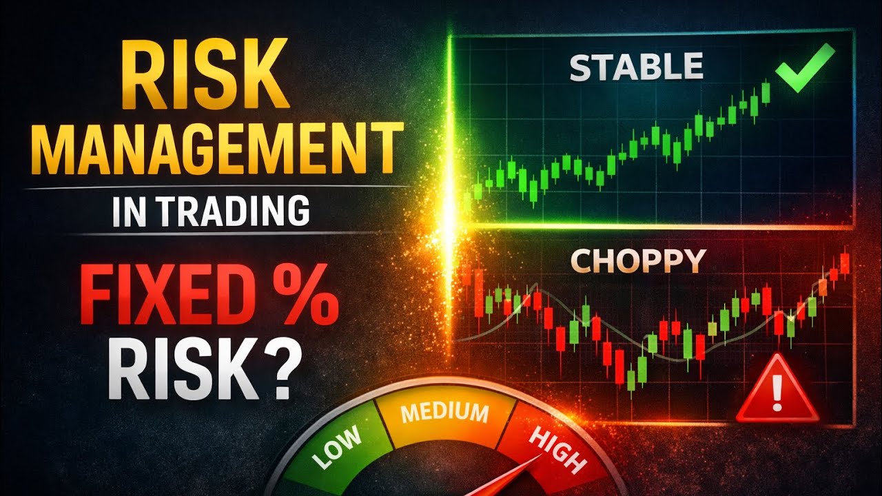 Risk Management in Trading Explained | Why Fixed % Risk Fails (Professional Logic)