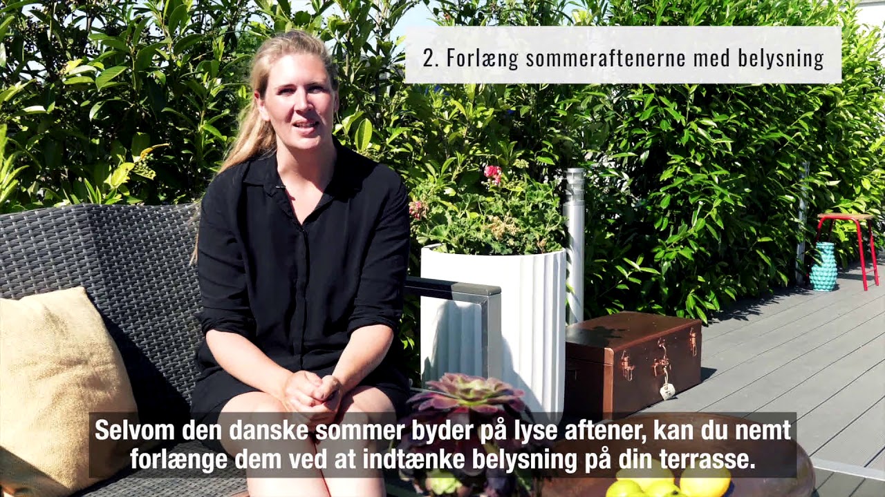 Indretningstips til din terrasse