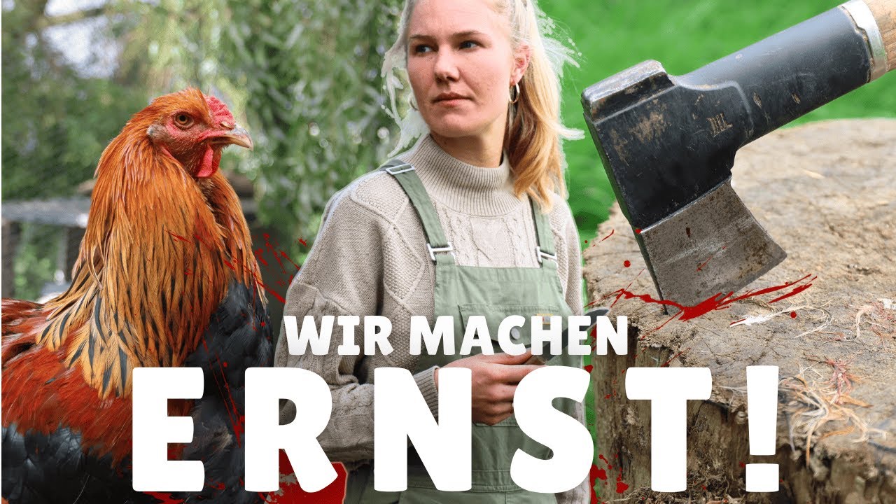 Nichts für schwache Nerven! Wir schlachten unsere Hähne 🐓🪓