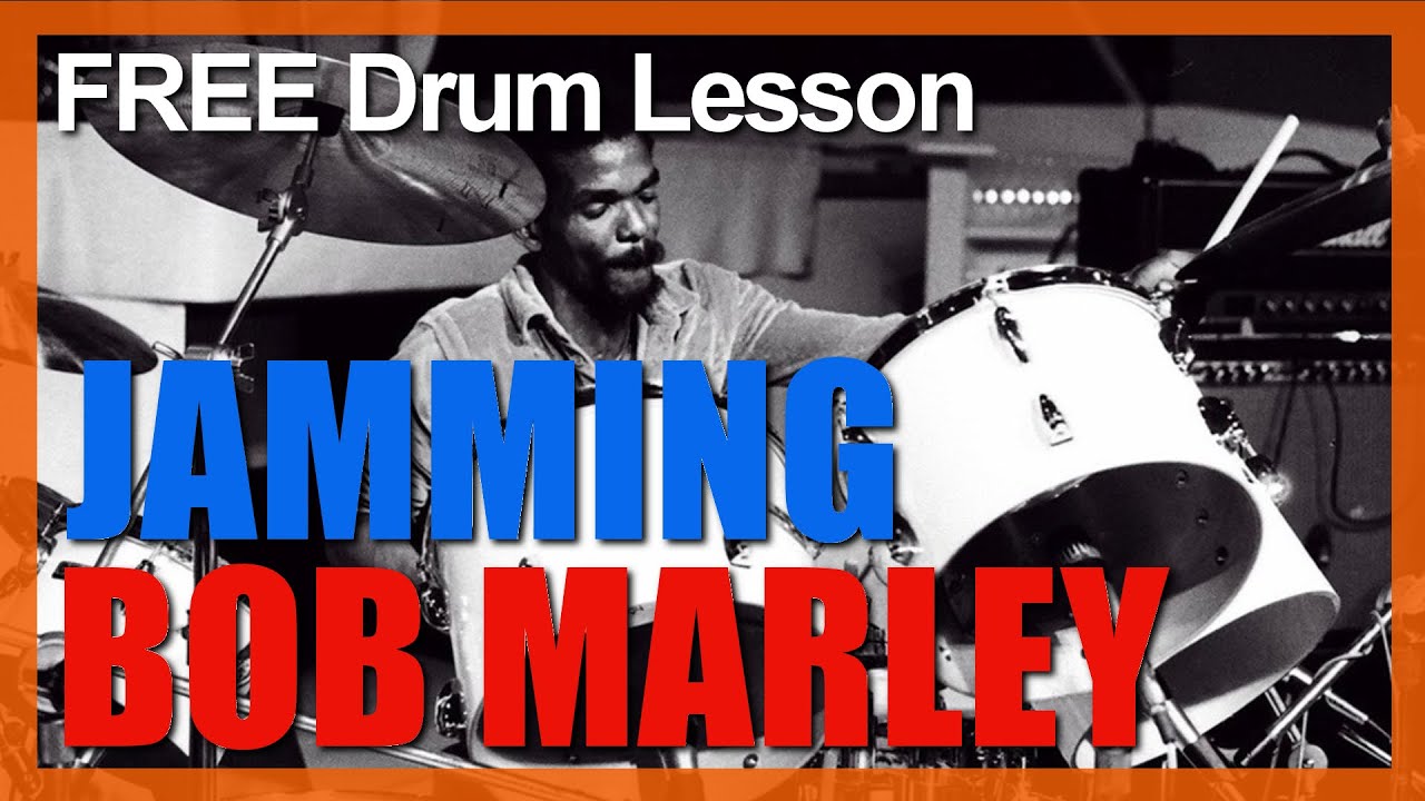 ★ Jamming (Bob Marley) ★ FREE Video Drum Lesson | How To Play SONG (Carlton Barrett)