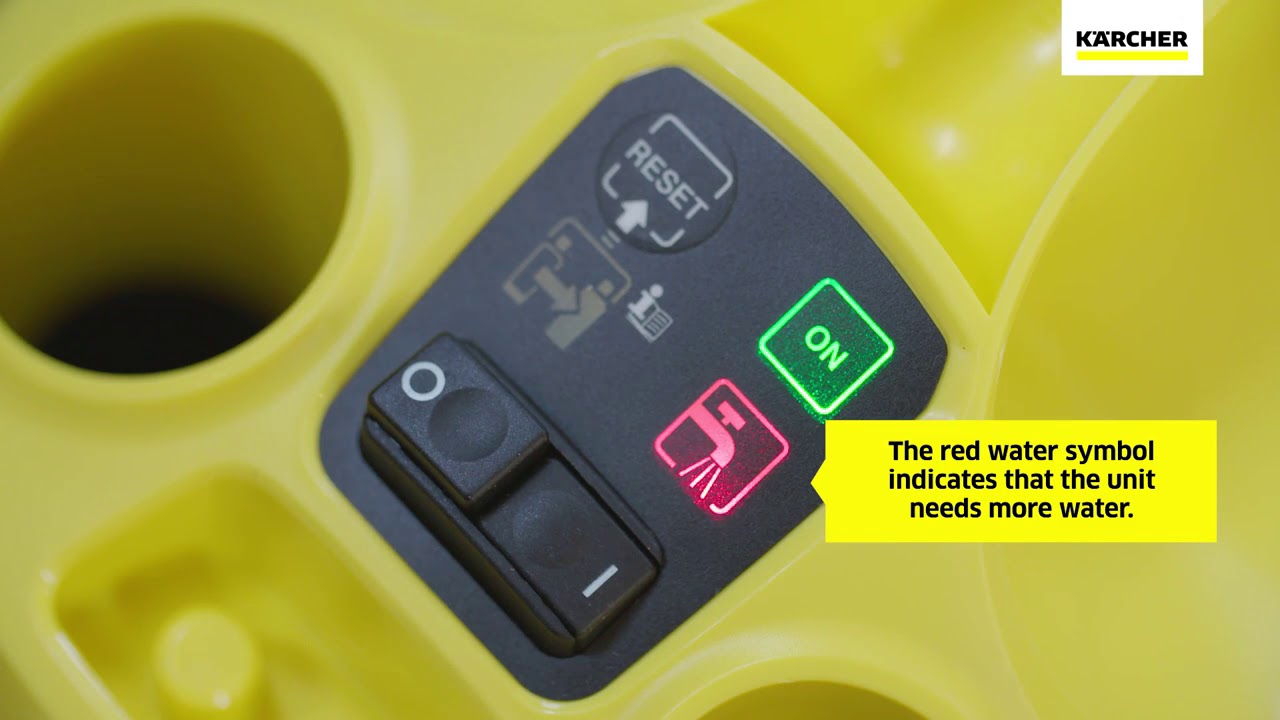 Karcher SC3 Steam Cleaner - What Do The Lights Indicate