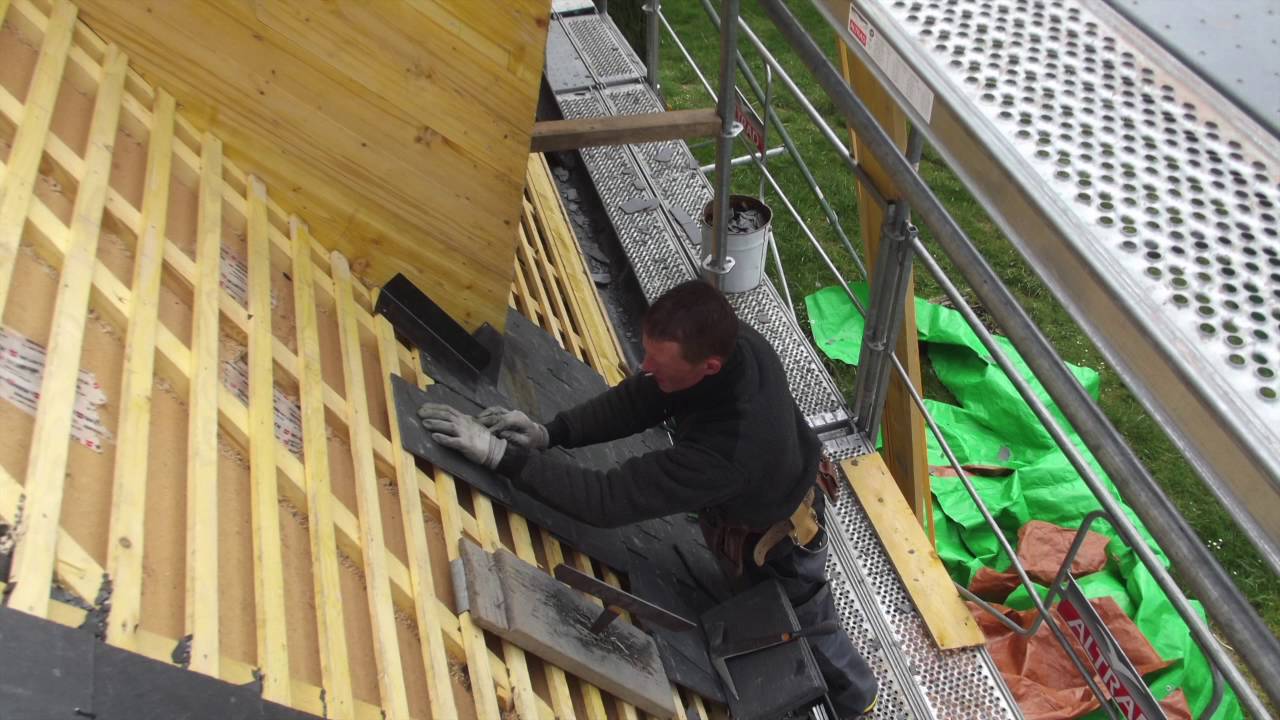 Du chaume à l'ardoise - Partie 6 Couverture en ardoises et Zinguerie