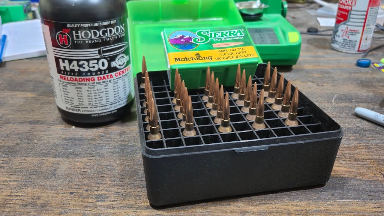 SIERRA 110GR SMK OUT MY OUTLIER PRECISION BUILD 6MM CREEDMOOR.