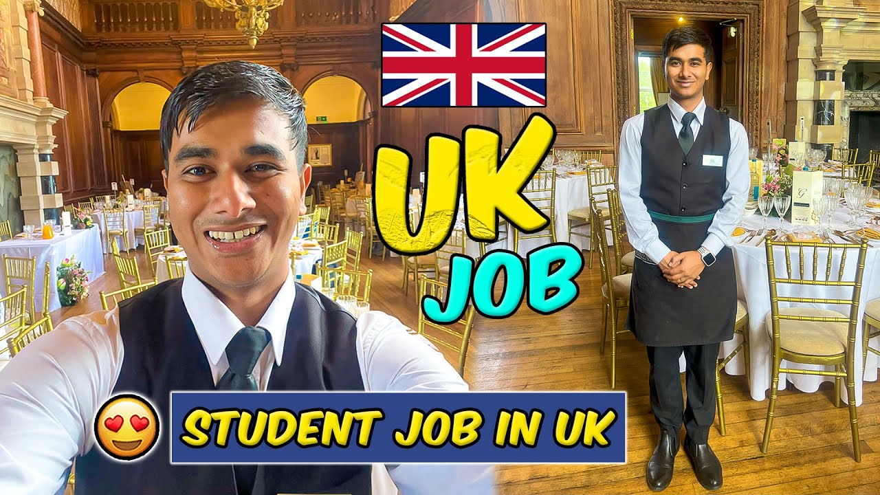 UK student Job 🇬🇧 Waiter Job Part Time 🇬🇧 Nepali Student🇳🇵 
