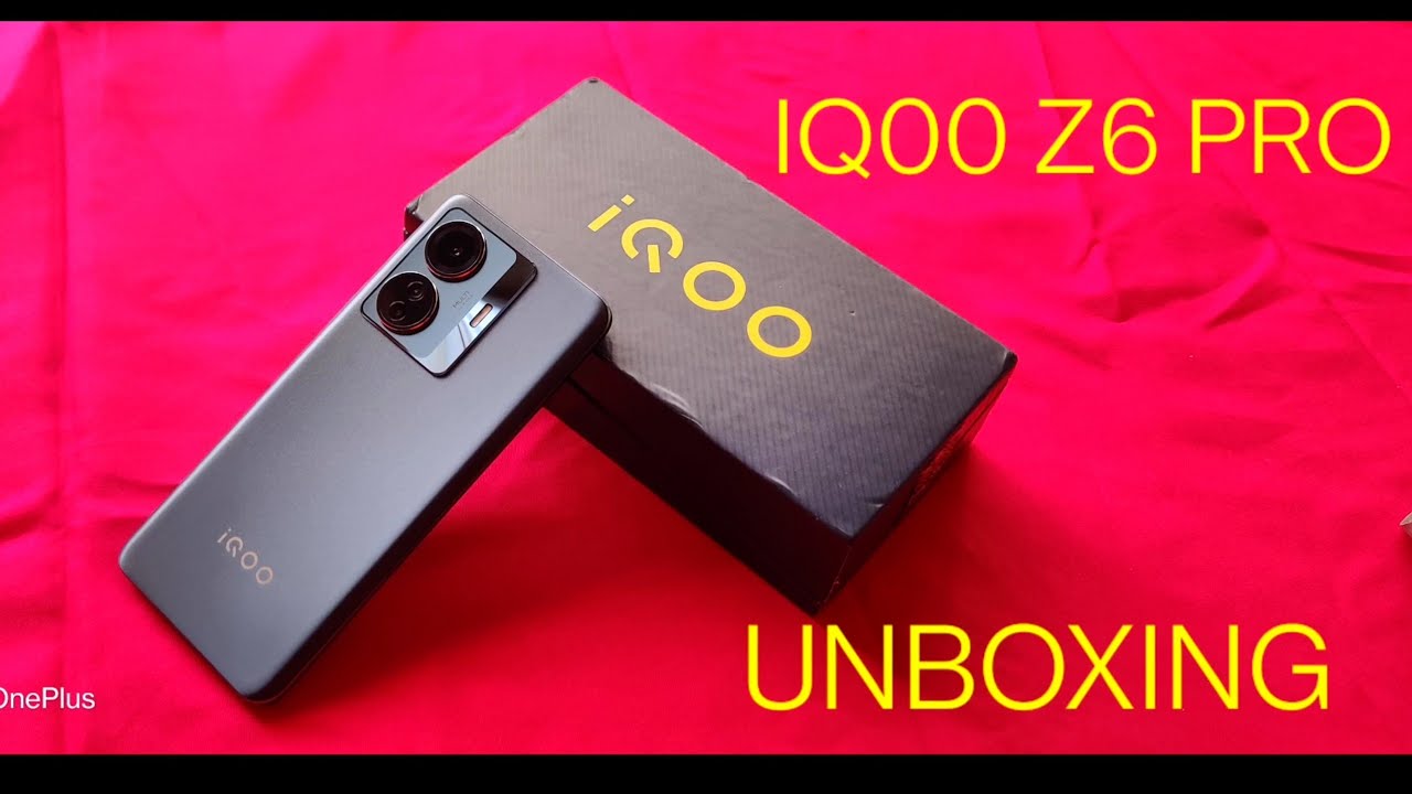 IQOO Z6 PRO unboxing