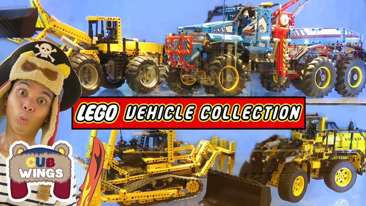 LEGO Museum for Kids | HUGE Lego Vehicle Collection With Lego Trucks for Toddlers & More | Cub Wings