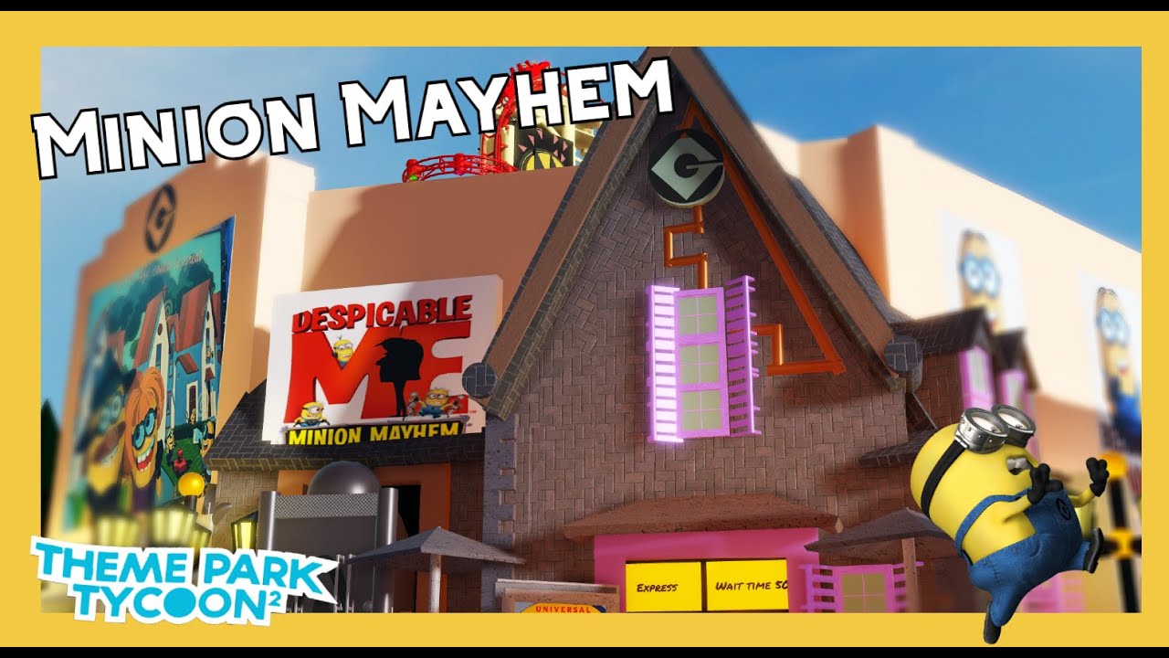 Minion Mayham | Roblox | Theme Park Tycoon 2 | POV