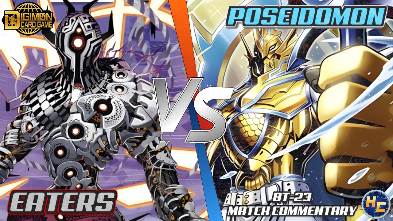 Eaters vs Poseidomon -- Digimon TCG BT-23 Match Commentary