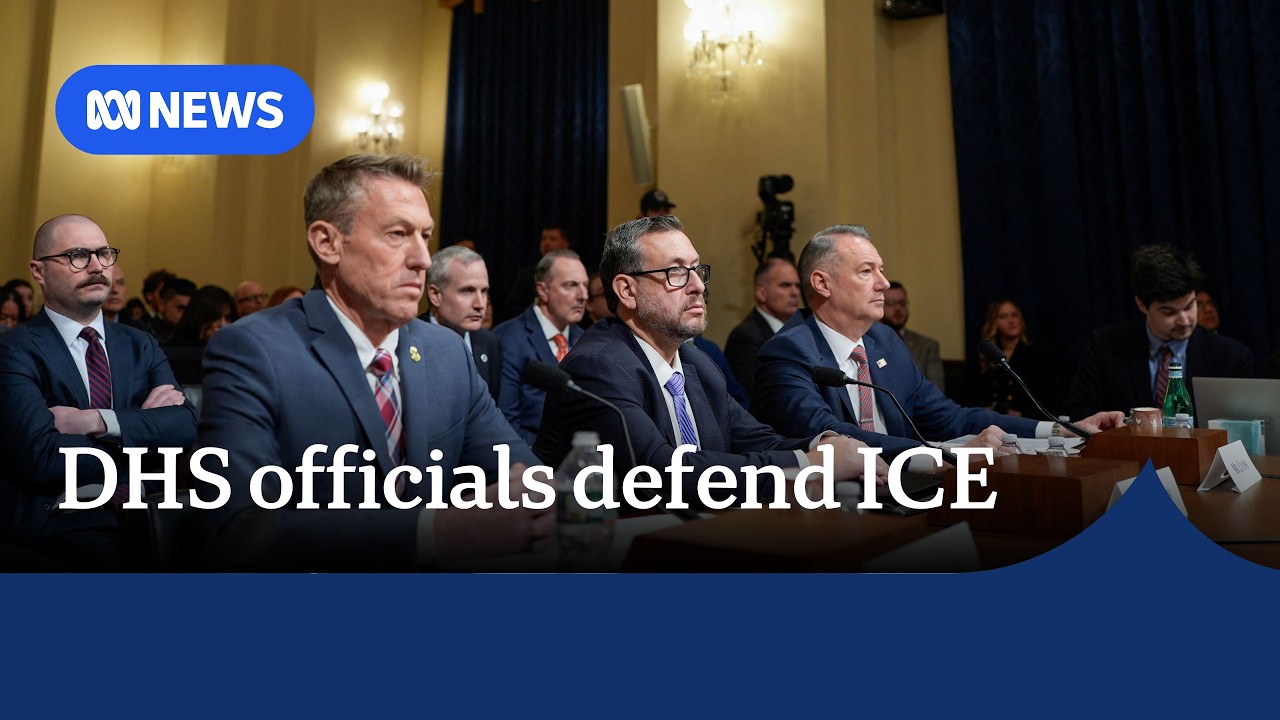 Homeland security officials defend ICE shootings at congressional hearing | ABC NEWS