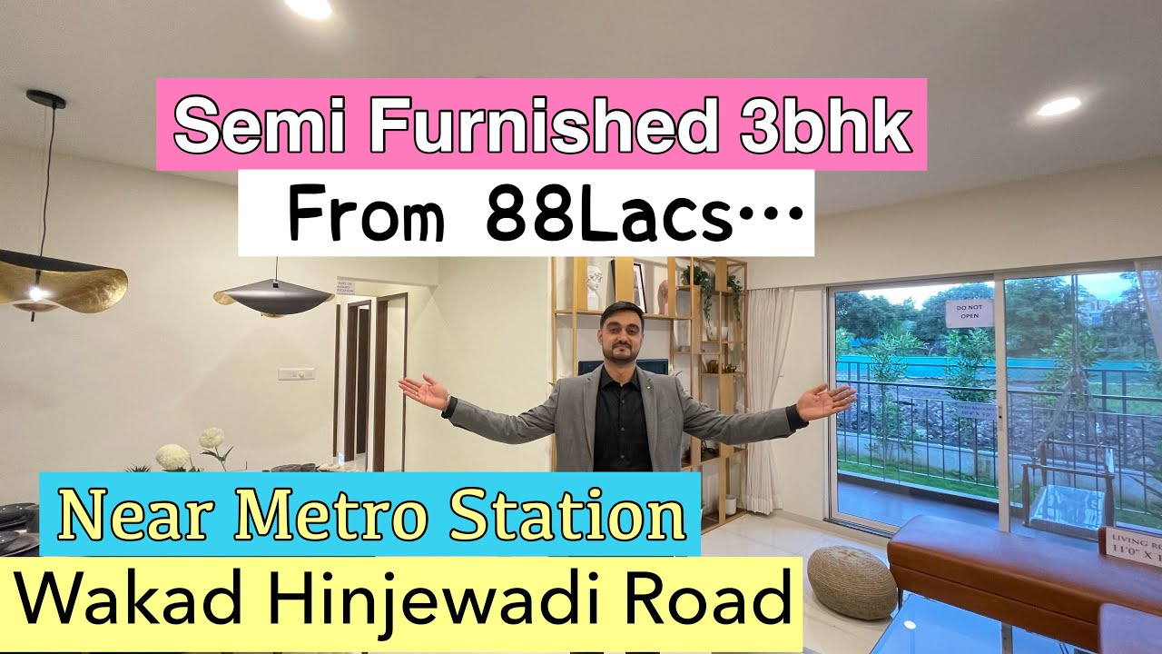 3bhk Flats near Wakad & Hinjewadi with Abundant Space,Ventilation & Amenities|9011546479 for details