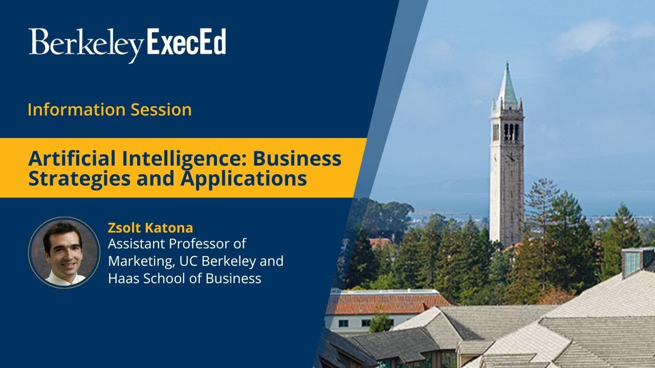 Information session on Berkeley Executive Education’s Artificial Intelligence program