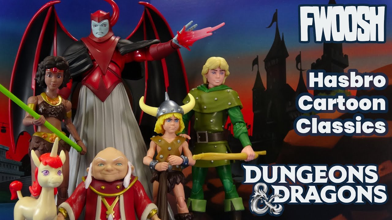 Обзор фигурки Dungeons & Dragons Cartoon Classics: Hank Diana Bobby Venger Dungeon Master Hasbro