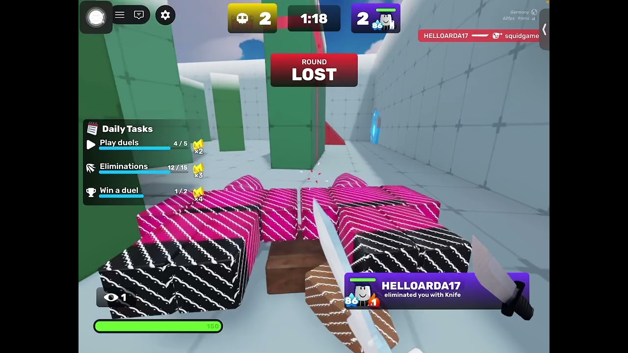 1v1 with my friend 