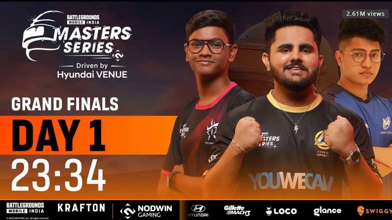 Nodwin Lan Event Watch Party | Week 3 Finals - Day 1 | Battlegrounds Master Series Live 2022