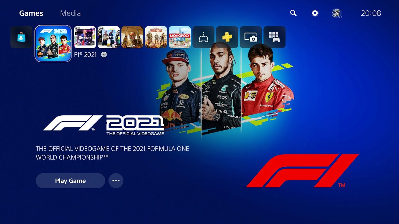 Formula 1 2021 PS5 - Start UP Screen & FULL MENU Walkthrough!