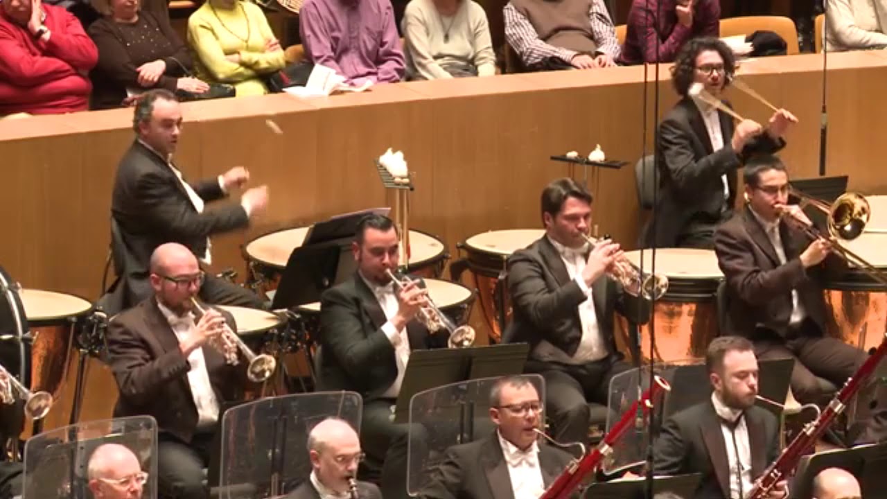 Mahler Sinfonia Nr.1 Excerpts,  Orquestra Valencia, Ramón Tebar ( Director)Javier Eguillor, Timpani