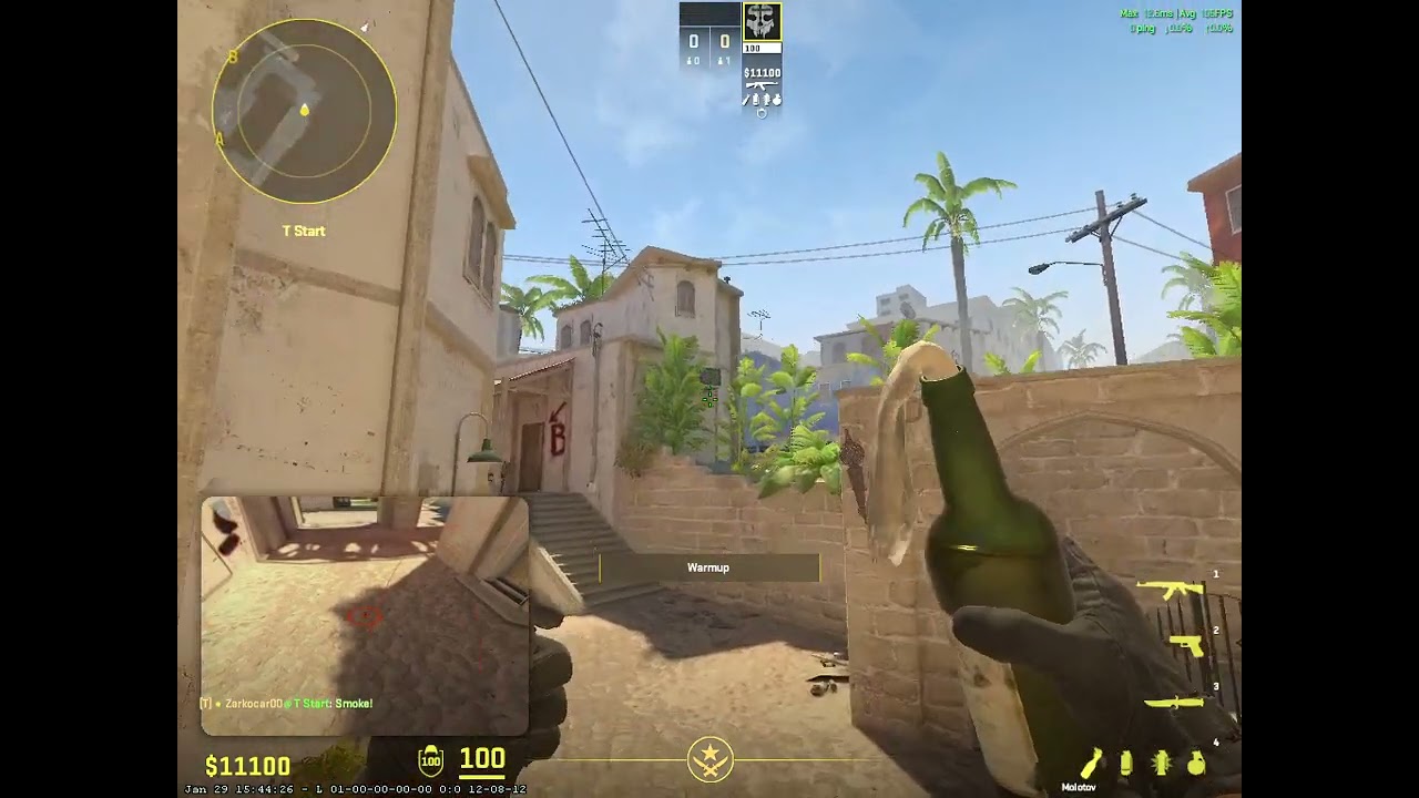 CS2 Short Smoke Mirage lineup