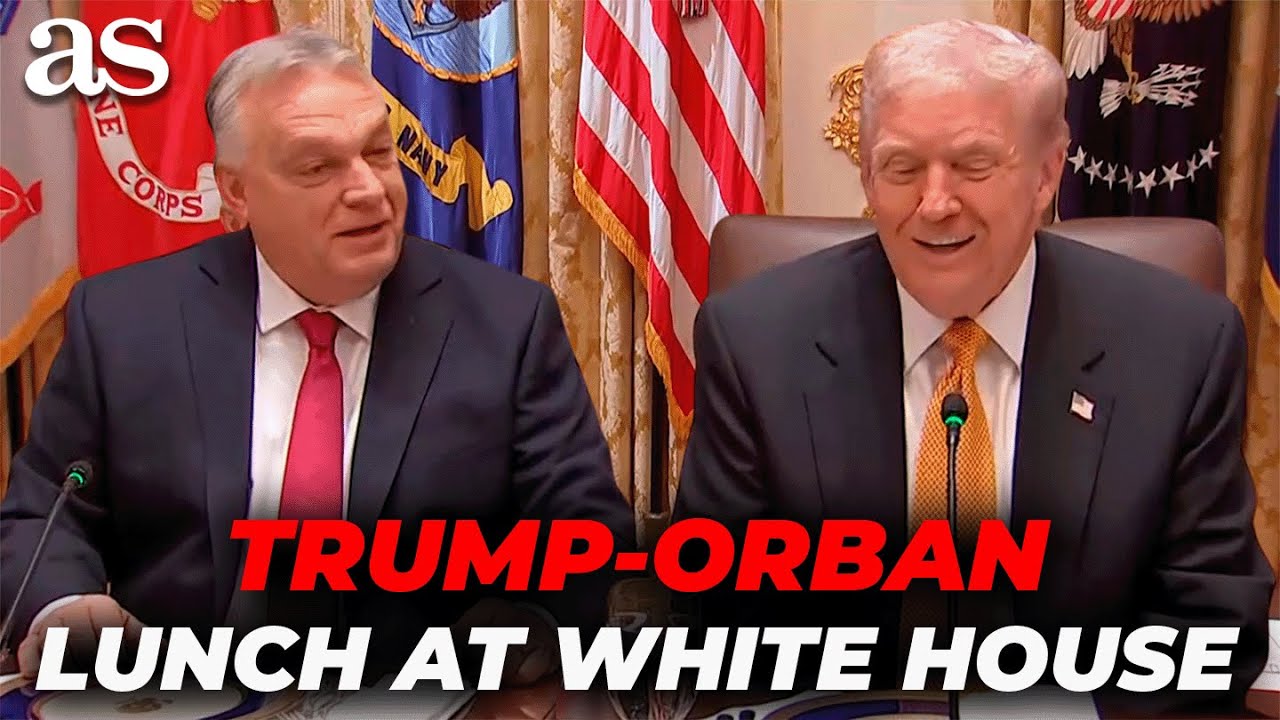 Trump greets Hungary's Orban for talks at the White House