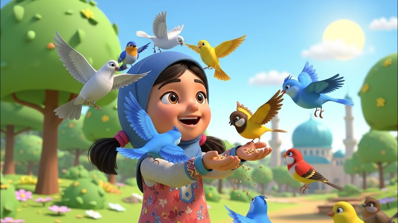 Bachon Ka Pyara Din | Islamic Cartoon Song for Kids | 3D Animation