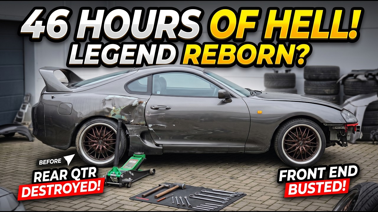 Restoring a Trashed Toyota Supra! Восстанавливаю легендарную Toyota Supra