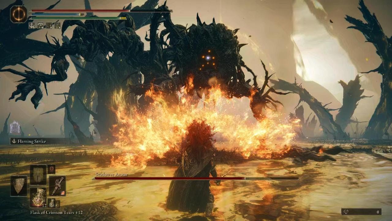 Burn the Flower - Scadutree Avatar - Flaming Strike EASY Method