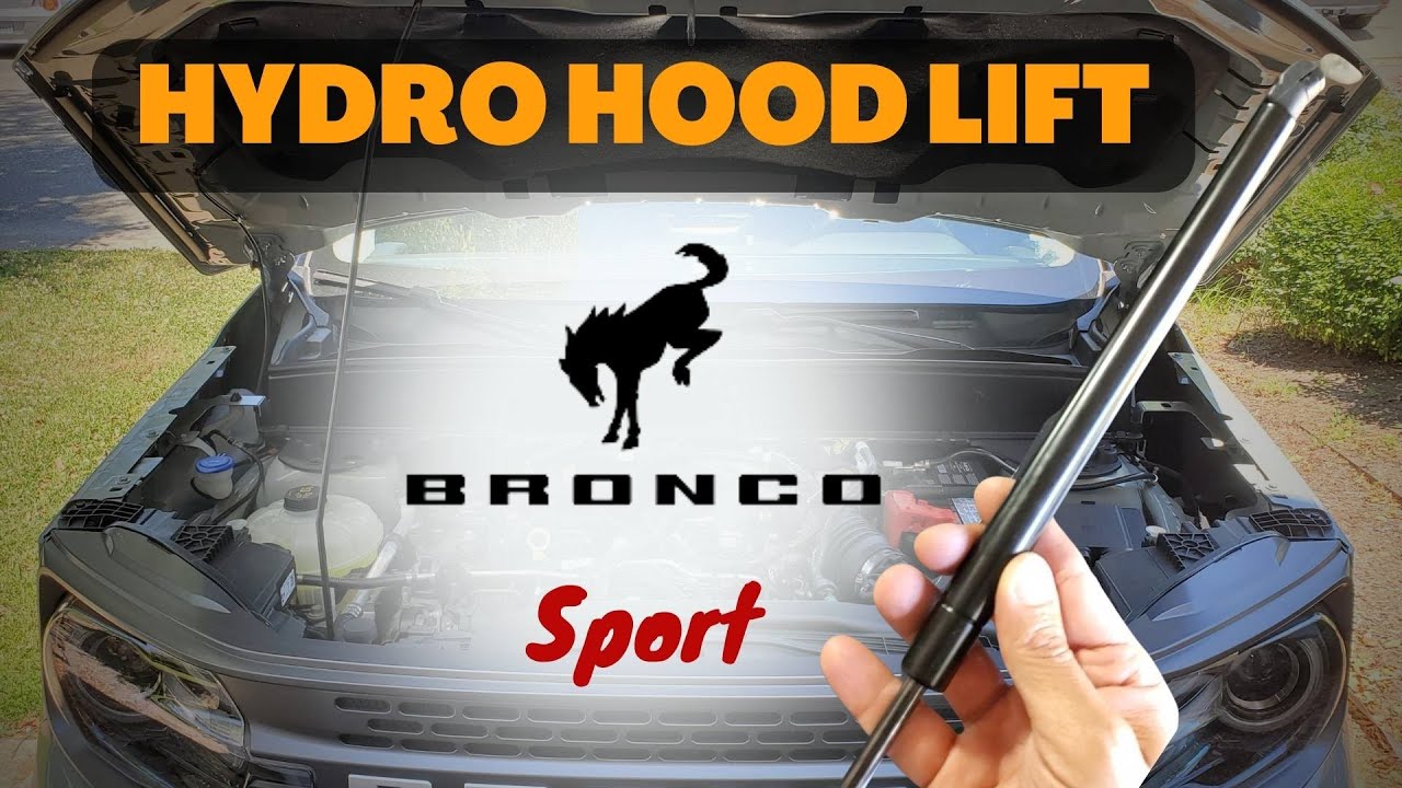 Ford Bronco Sport 2021-22 Accessory Hydraulic Hood Lift | Virgo Life