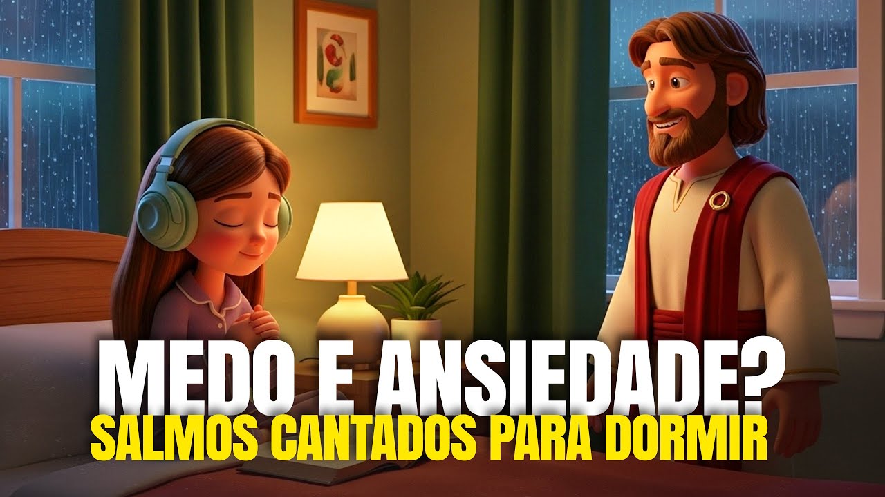 Ansiedade, Medo, Insônia? Ouça e Sinta Deus Acalmar Seu Coração | Salmos e Descanso