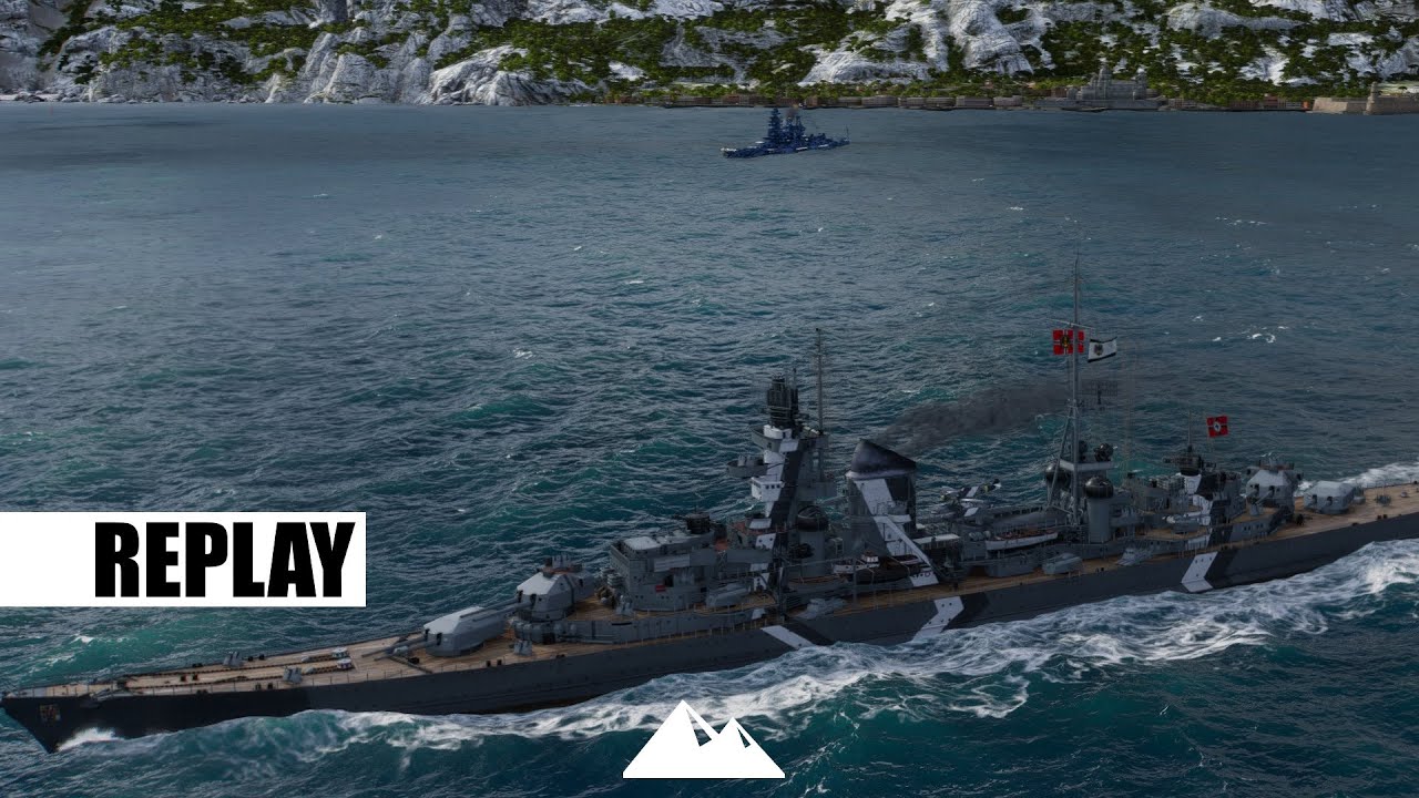 PRINZ EUGEN, standfeste Admiral Hipper Klasse! - World of Warships | [Replay] [Deutsch] [60fps]