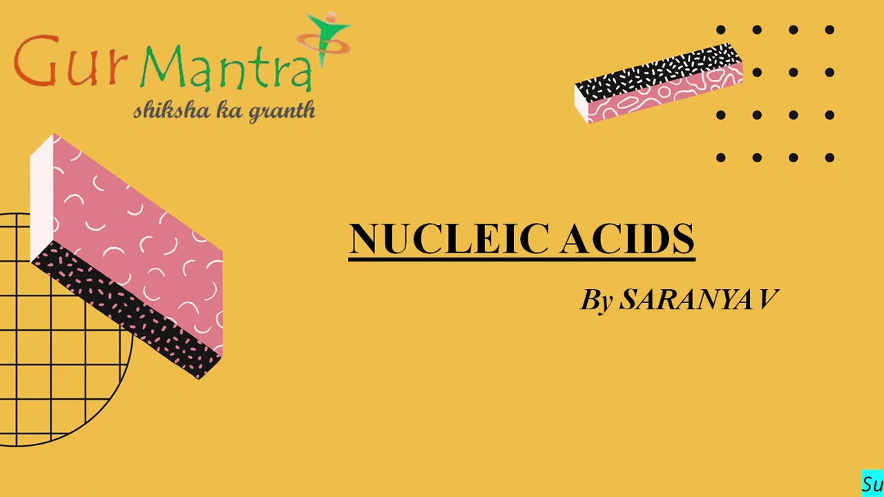 Nucleic Acid & Nucleotide ( in Hindi )|Types of Nucleotide | Biochemistry | GATE BT 2021 | GURMANTRA