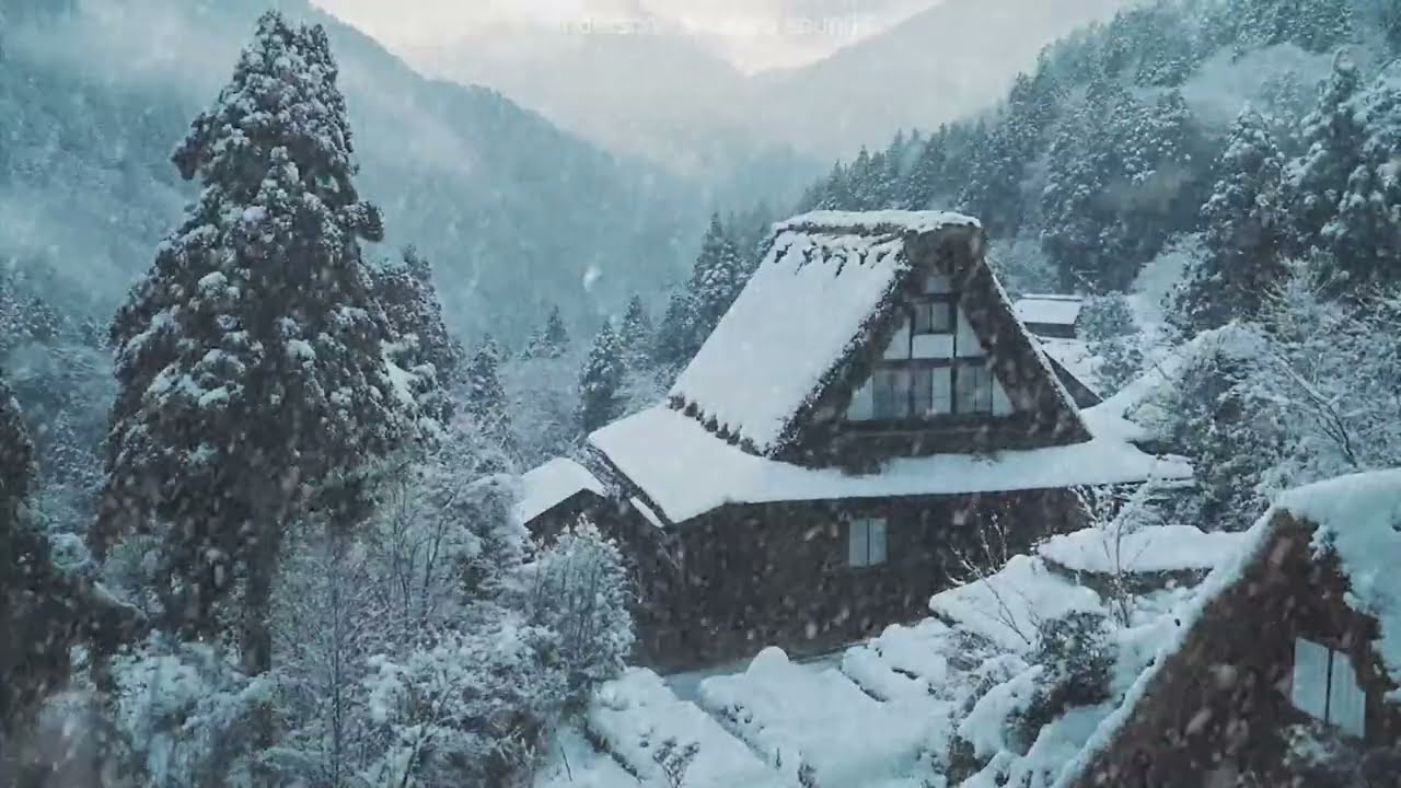 Extremely Frigid Blizzard Storm┇Relentless Howl of Snowstorm Gusts & Frosty Mountain Wind Ambience