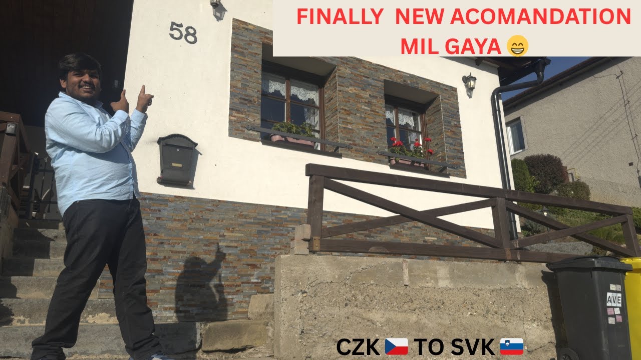 Slovakia me Accommodation Change Kiya | Train Travel Vlog | New Job Life Abroad 🇸🇰✈️