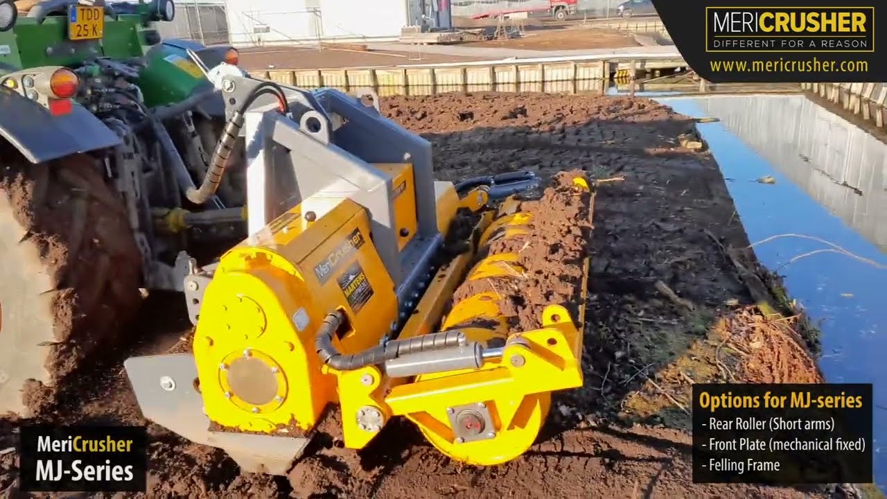 MeriCrusher MJ- serie forestry tiller and mulcher for universal land and forestry clearing.