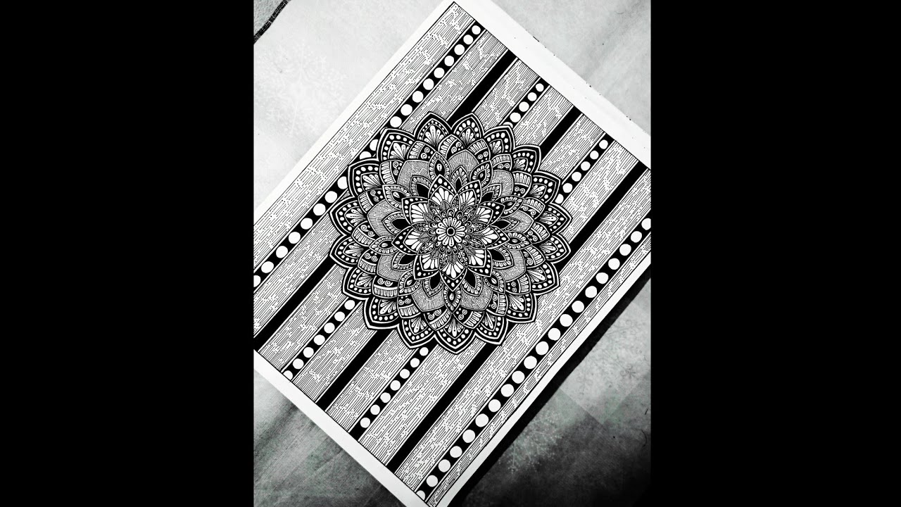 How to draw Mandala art for beginners/Step by step mandala art#art#viral#artist#drawing